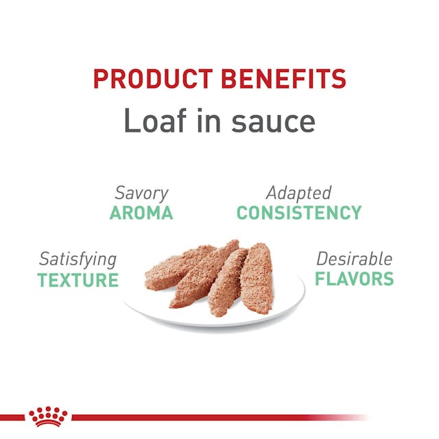 غذای کنسروی رژیمی گربه به صورت لقمهای در سس برند رویال - مخصوص گوارش - تصویر 2